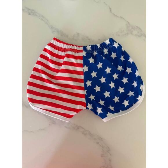 George Hats Stars and Stripes Track Shorts 2T-3T - Picture 2 of 7